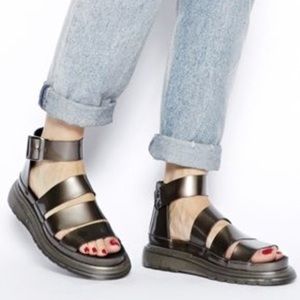 Doc Marten’s Sandals in Pewter